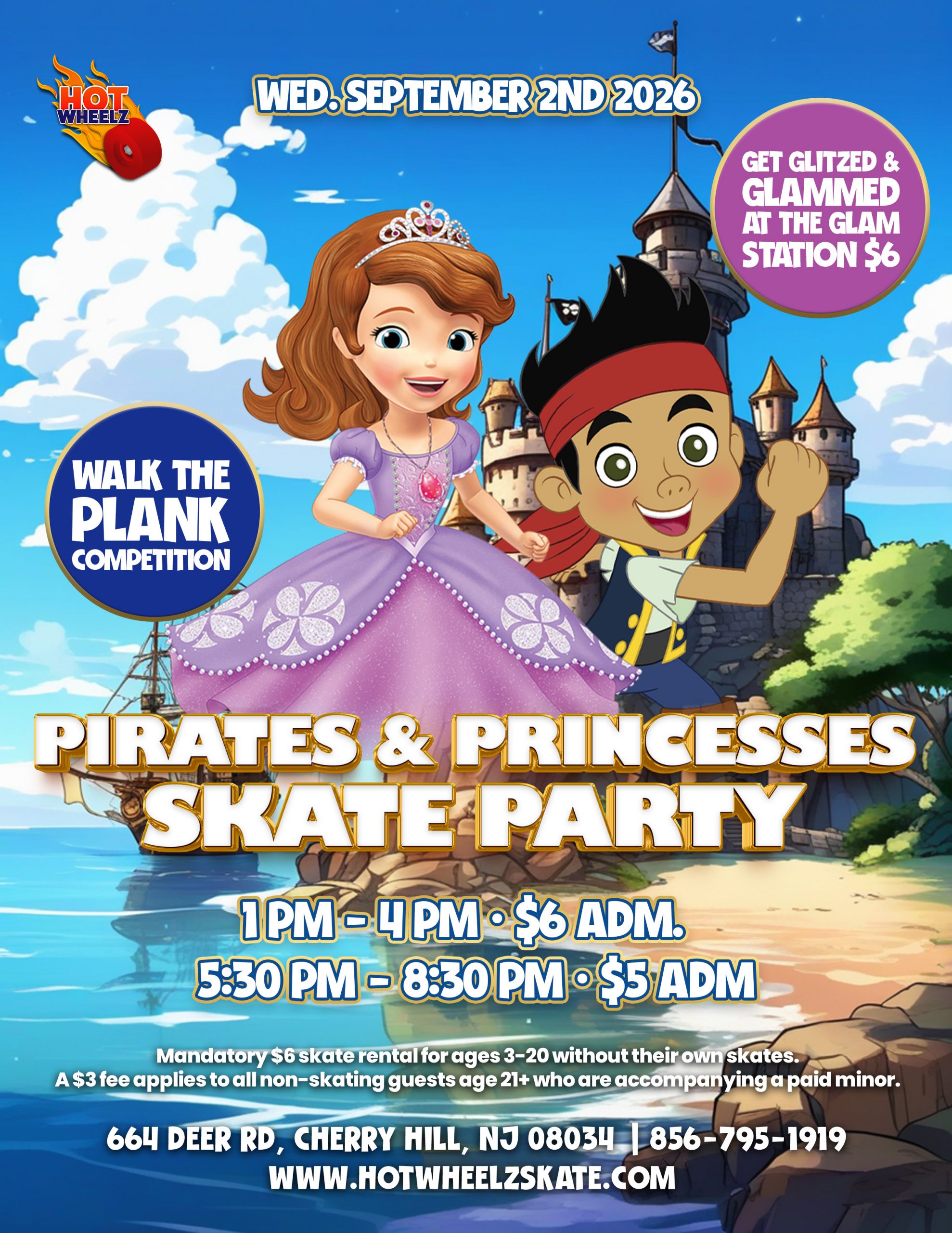 Pirates & Princesses Skate Party
